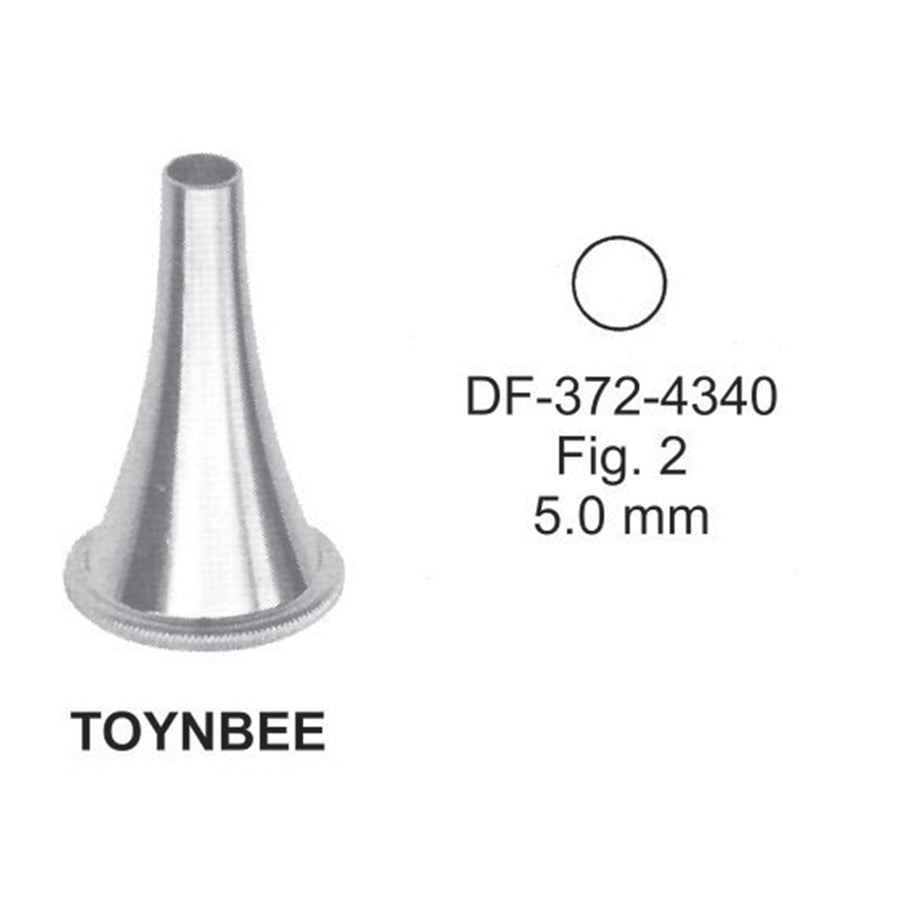 Toynbee Ear Specula, Fig.2, 5mm , 3.6Cm,  (DF-372-4340) by Dr. Frigz