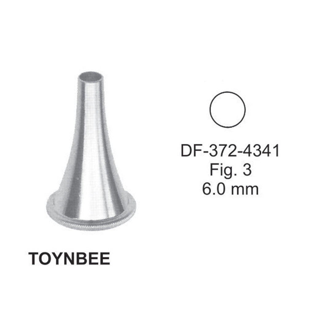Toynbee Ear Specula, Fig.3, 6mm , 3.6Cm,  (DF-372-4341) by Dr. Frigz