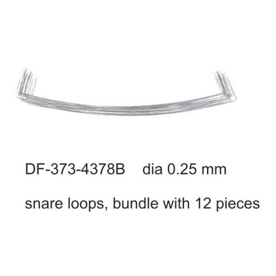 Snares Loops, Dia 0.25mm (DF-373-4378B)