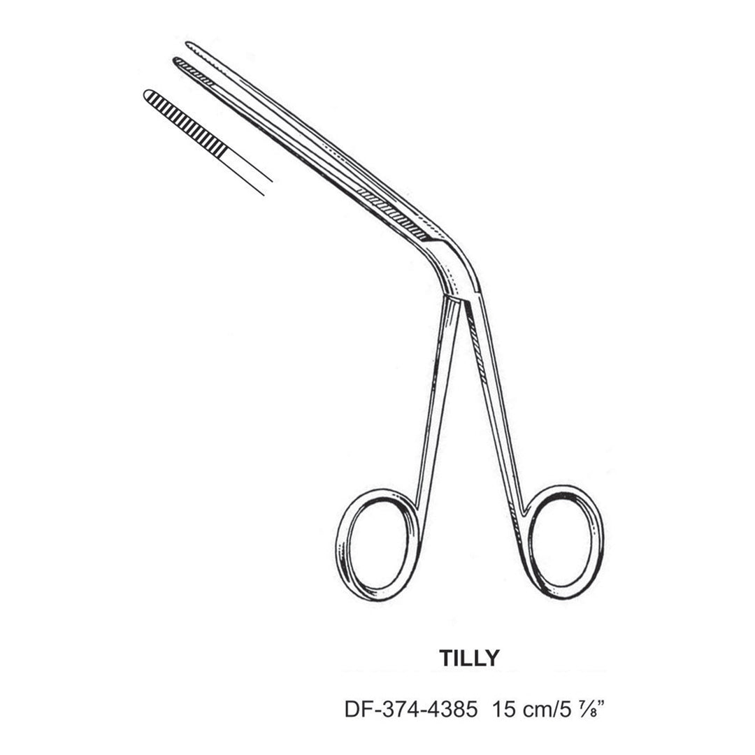 Tilly Ear Polypus Forceps 15cm  (DF-374-4385) by Dr. Frigz