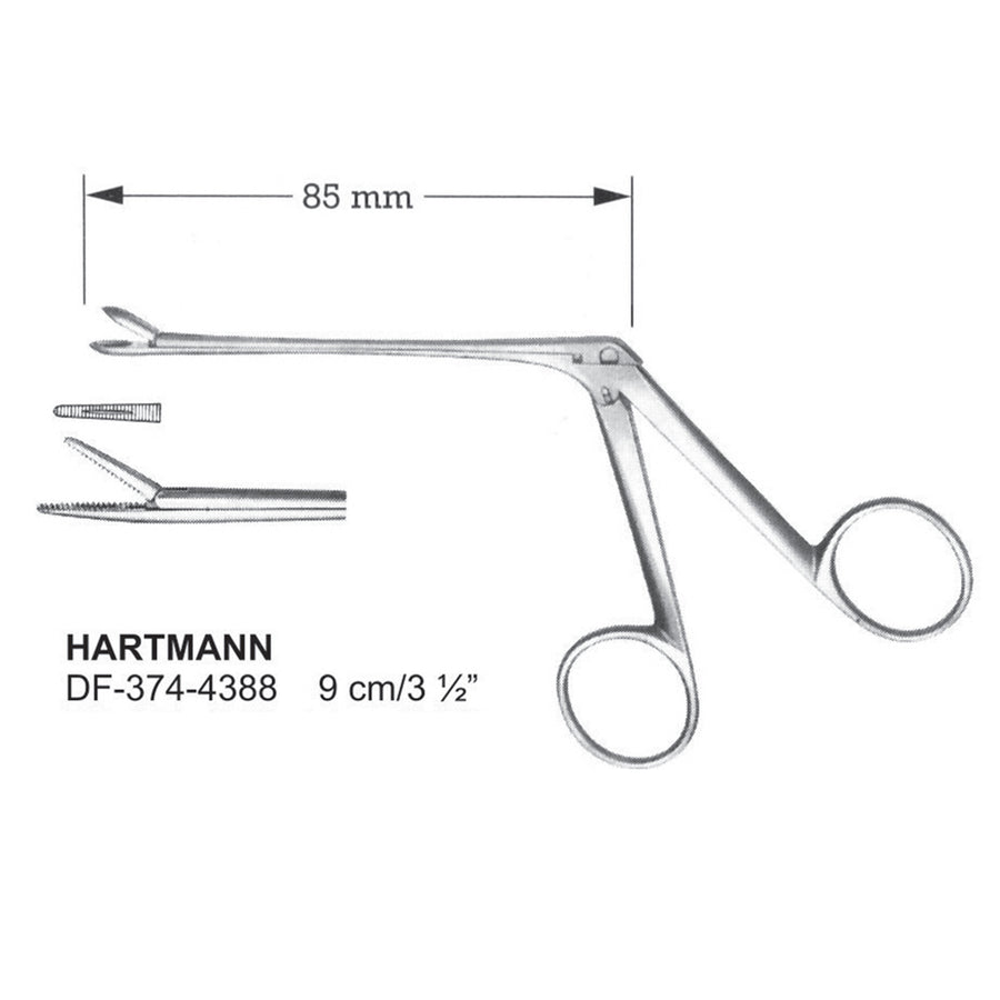 Hartmann Ear Forceps Serrated 9cm  (DF-374-4388) by Dr. Frigz