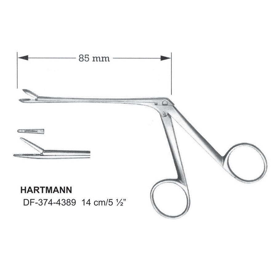 Hartmann Ear Forcep Serrated 14cm  (DF-374-4389) by Dr. Frigz