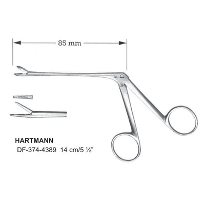 Hartmann Ear Forcep Serrated 14cm  (DF-374-4389)