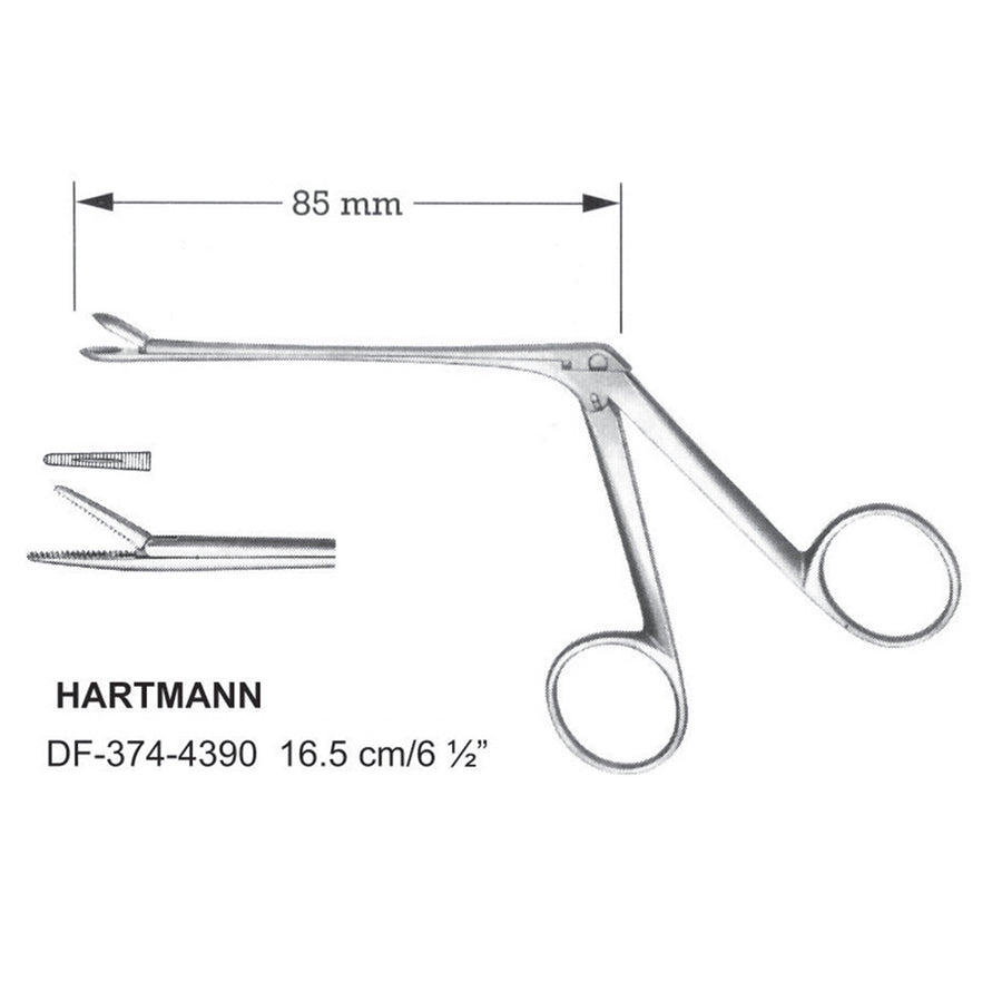 Hartmann Ear Forcep Serrated 16.5cm  (DF-374-4390) by Dr. Frigz