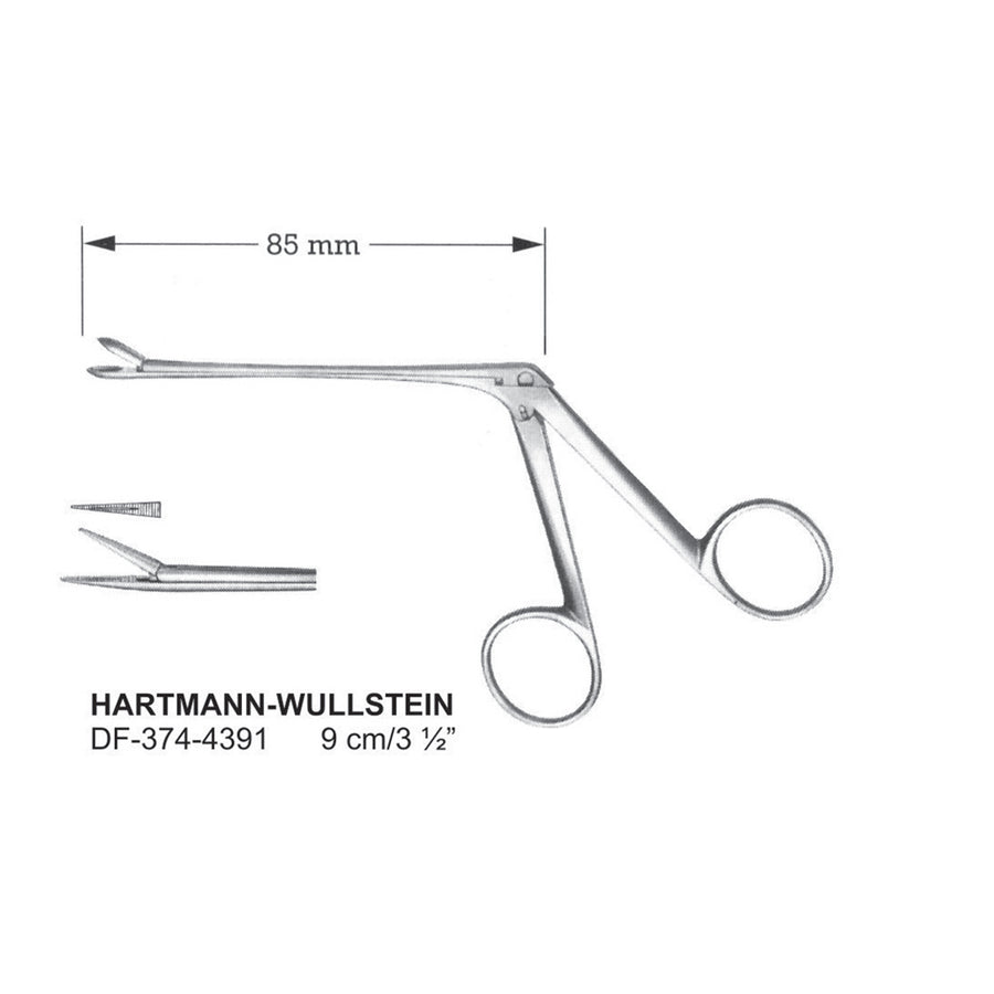 Hartmann-Wullstein Ear Polypus Forceps 9cm  (DF-374-4391) by Dr. Frigz