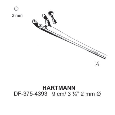 Hartmann Ear Polypus Forceps, 2 Dia  9cm (DF-375-4393)