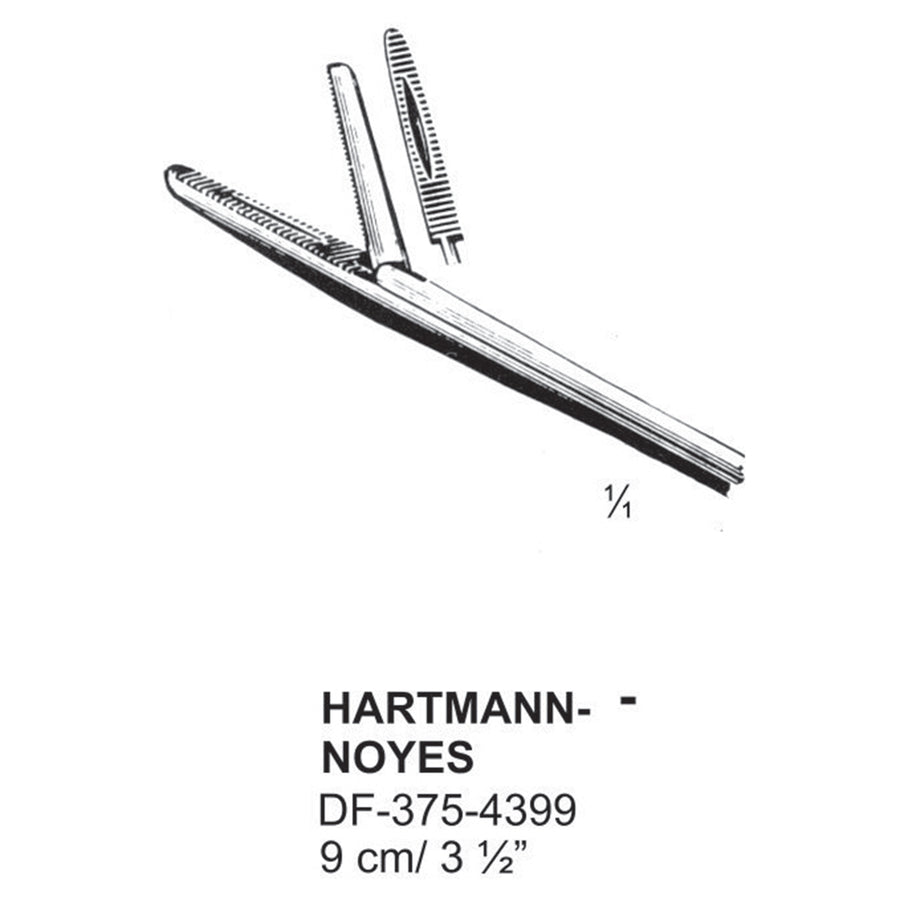 Hartmann-Noyes Ear Polypus Forceps, 9cm (DF-375-4399) by Dr. Frigz