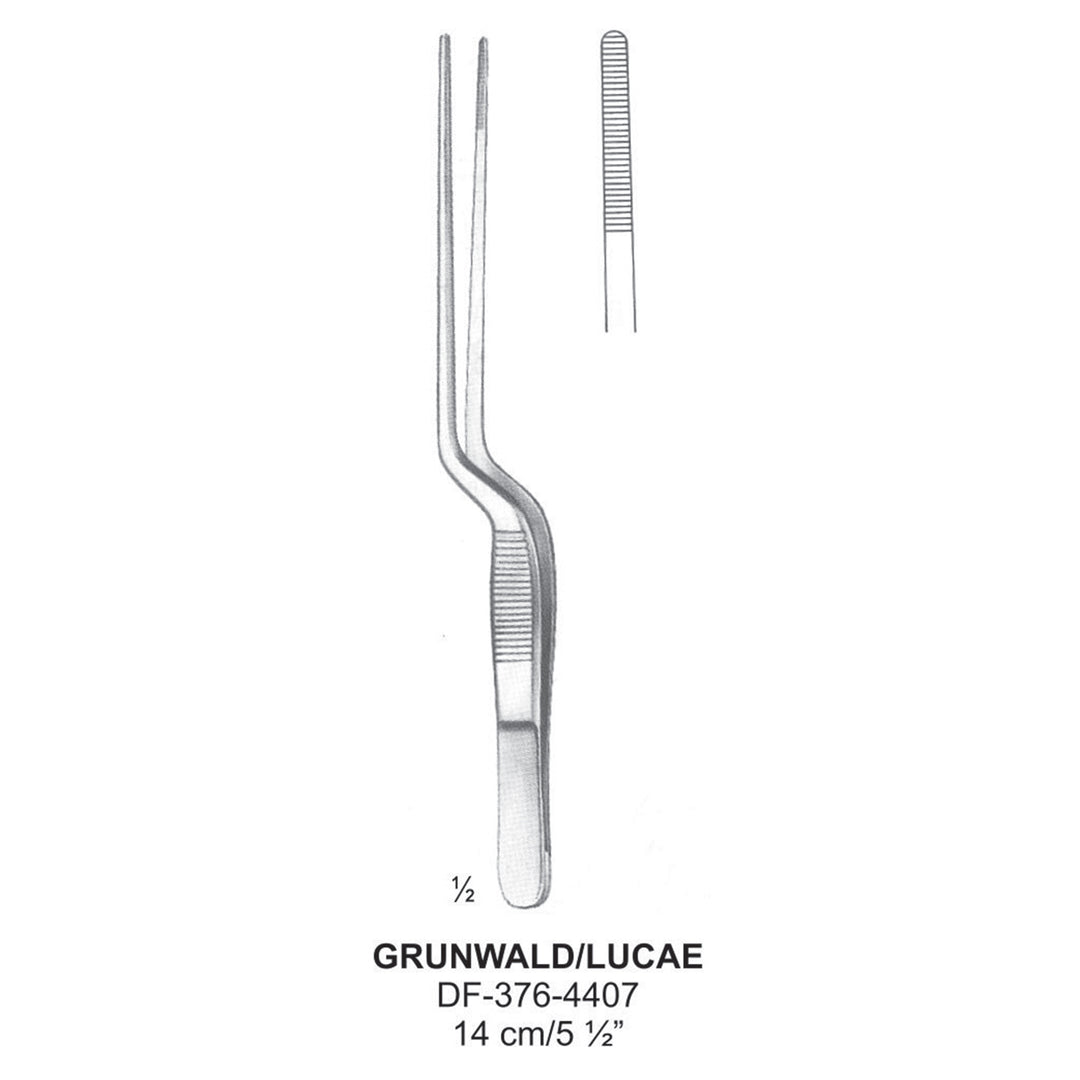 Grunwald/Lucae Ear Dressing Forceps, Bayonet, 14cm  (DF-376-4407) by Dr. Frigz