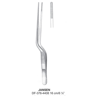 Jansen Ear Dressing Forceps, Bayonet, 16cm  (DF-376-4408)