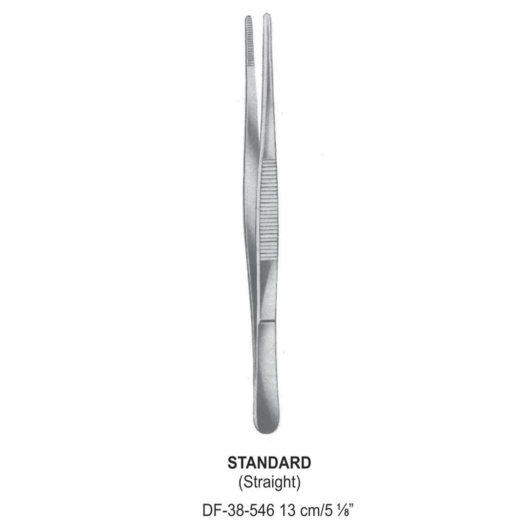 Standard Dressing Forceps, Straight, 13cm (DF-38-546) by Dr. Frigz