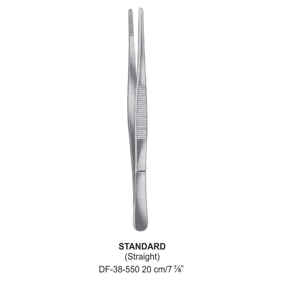 Standard Dressing Forceps, Straight, 20cm (DF-38-550) by Dr. Frigz