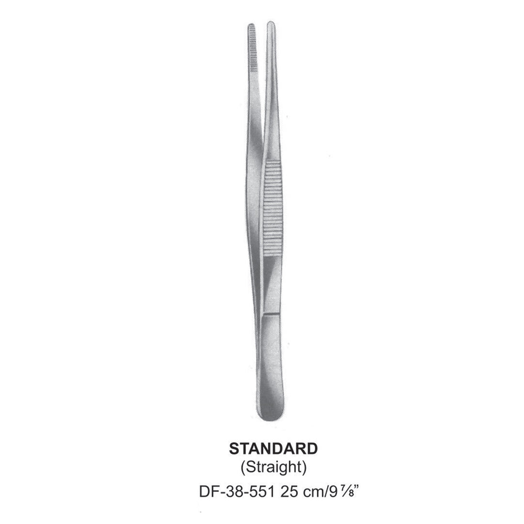 Standard Dressing Forceps, Straight, 25cm (DF-38-551) by Dr. Frigz