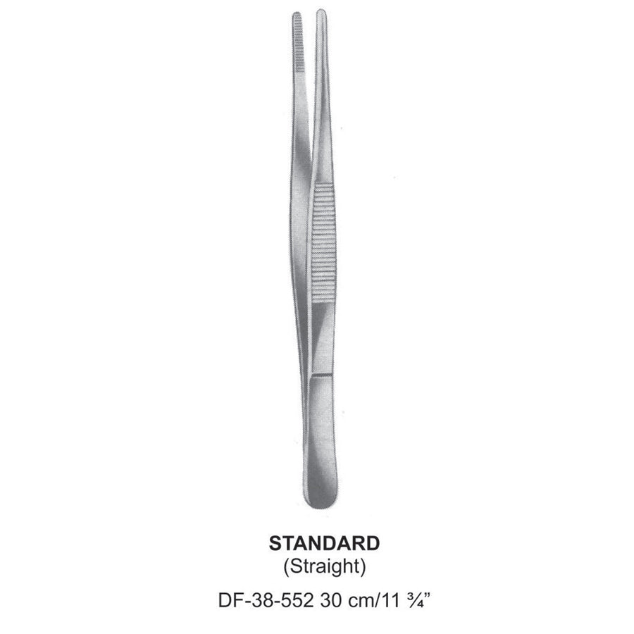 Standard Dressing Forceps, Straight, 30cm (DF-38-552) by Dr. Frigz