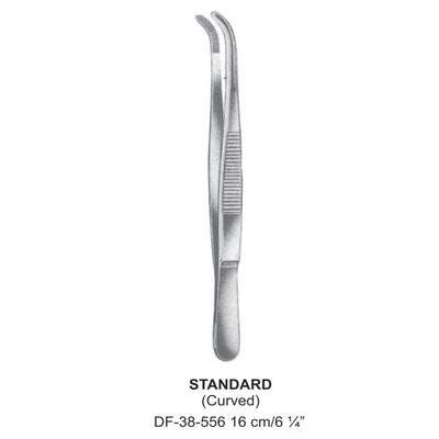 Standard Dressing Forceps, Curved, 16cm (DF-38-556)