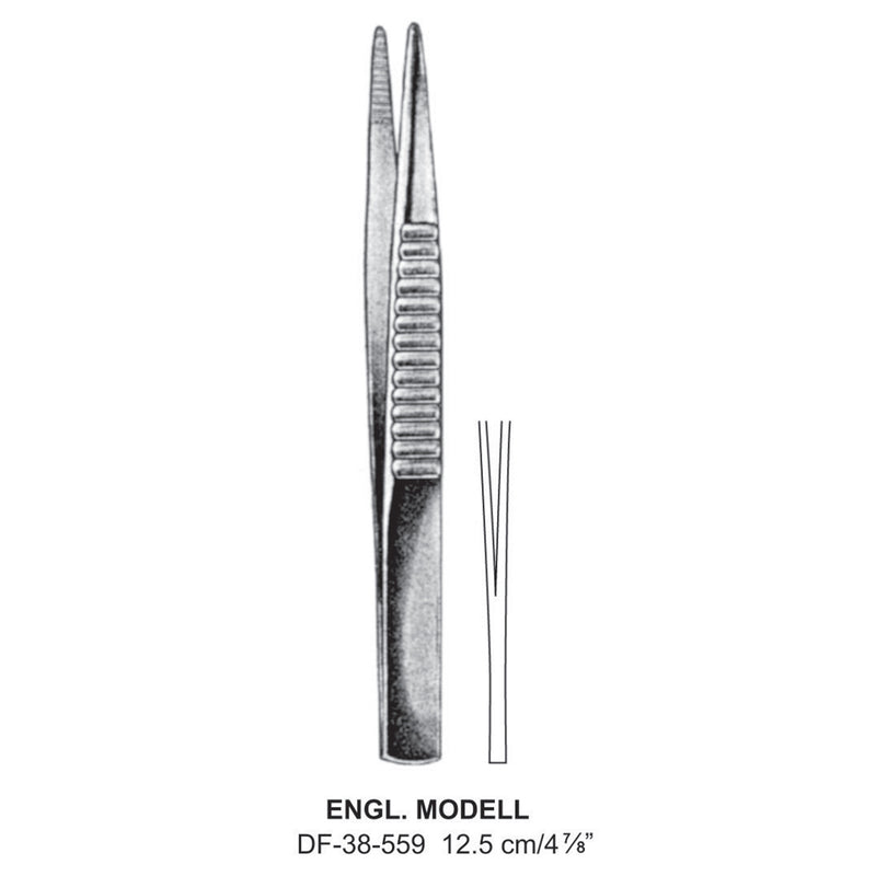Engl-Modell Dressing Forceps, 12.5cm  (DF-38-559) by Dr. Frigz