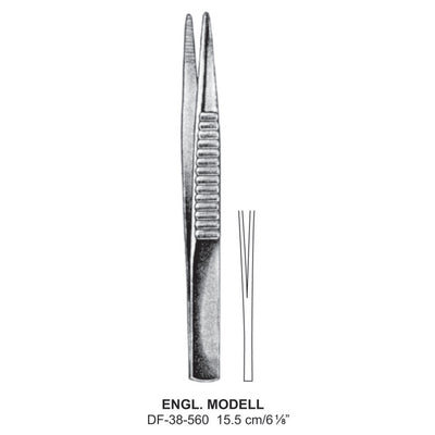 Engl-Modell Dressing Forceps,  15.5cm  (DF-38-560)