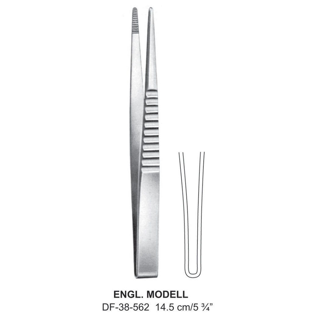 Engl-Model Dressing Forceps, 14.5cm  (DF-38-562) by Dr. Frigz