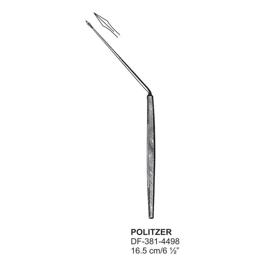 Politzer Needle 16.5cm  (DF-381-4498) by Dr. Frigz