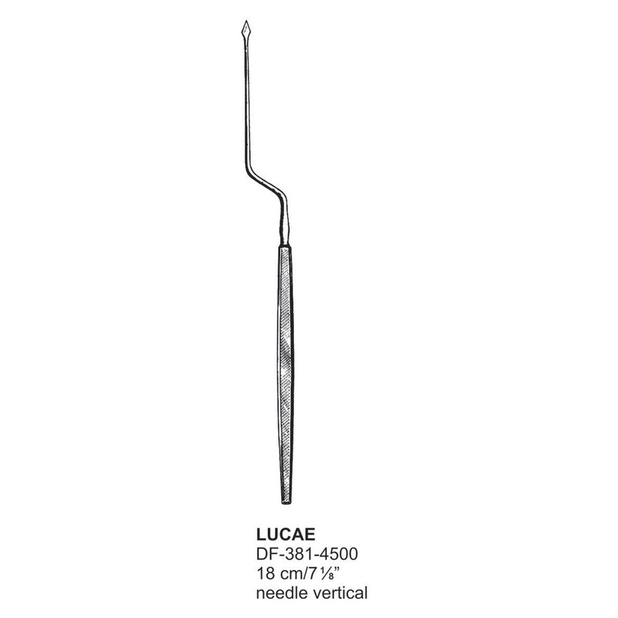 Politzer Needle 18Cm, Vertical Needle  (DF-381-4500) by Dr. Frigz