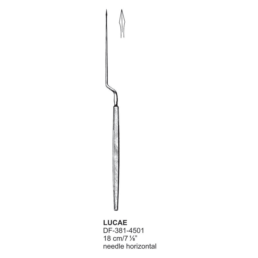 Lucae Needle 18Cm, Horizontal Needle  (DF-381-4501) by Dr. Frigz