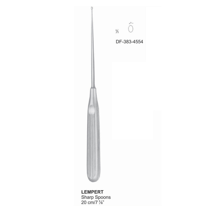 Lempert Ear Scoops, 20Cm, Sharp Spoon (DF-383-4554) by Dr. Frigz