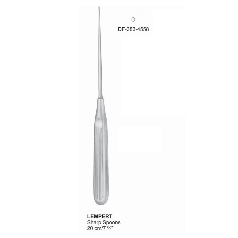 Lempert Ear Scoops, 20Cm, Sharp Spoon (DF-383-4558) by Dr. Frigz