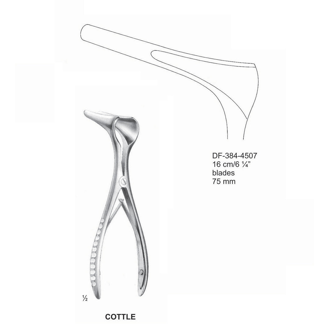 Cottle Nasal Speculum, 16Cm, Blades 75mm  (DF-384-4507) by Dr. Frigz