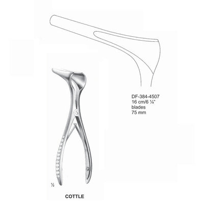 Cottle Nasal Speculum, 16Cm, Blades 75mm  (DF-384-4507)