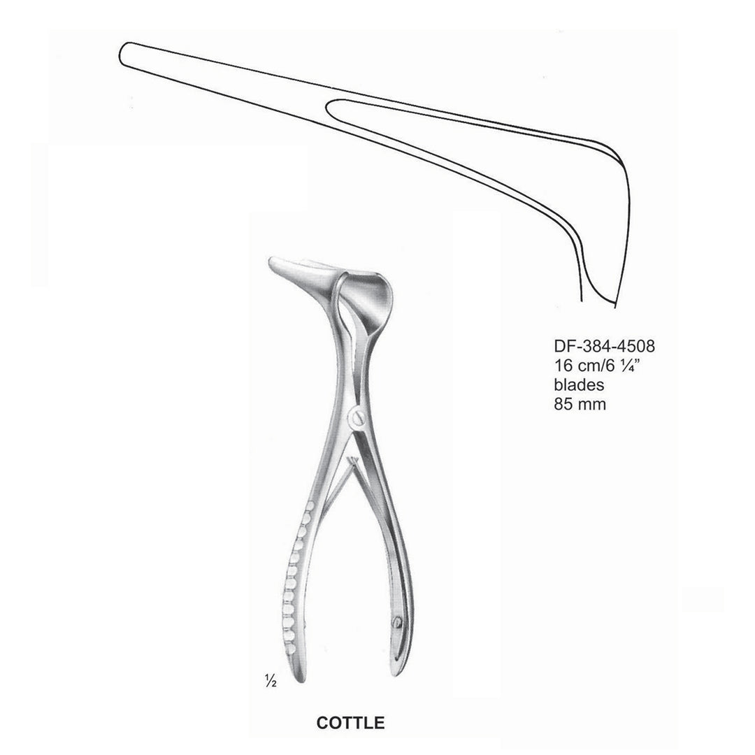 Cottle Nasal Speculum, 16Cm, Blades 85mm  (DF-384-4508) by Dr. Frigz