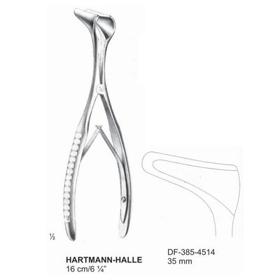 Hartmann-Halle Nasal Speculum, 16Cm, 35mm  (DF-385-4514)