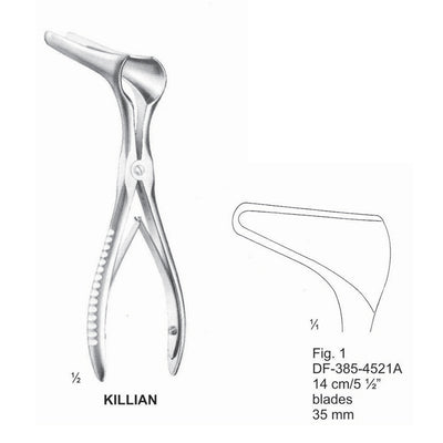 Killian Nasal Specula Fig.1, 35mm , 14cm (DF-385-4521A)