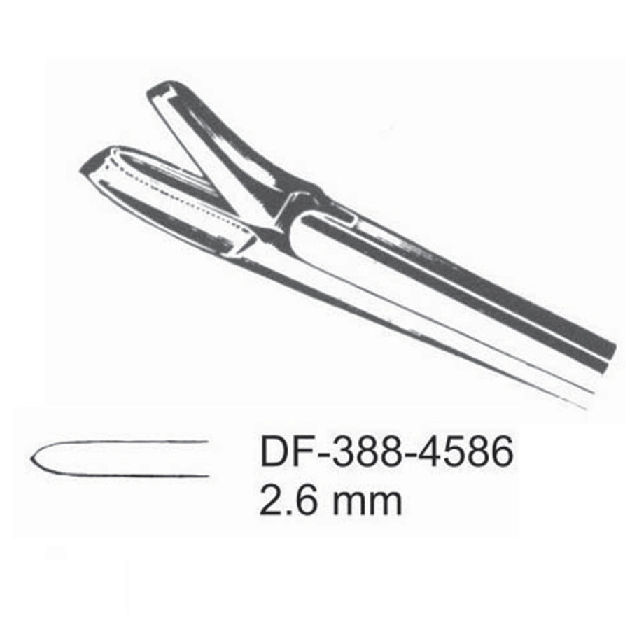 Hajek Nasal Cutting Forceps, 2.6mm , 19cm  (DF-388-4586) by Dr. Frigz