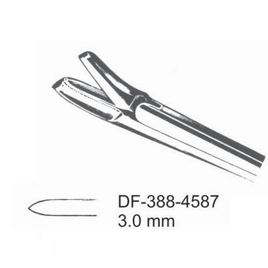 Hajek Nasal Cutting Forceps, 3mm , 19cm  (DF-388-4587) by Dr. Frigz