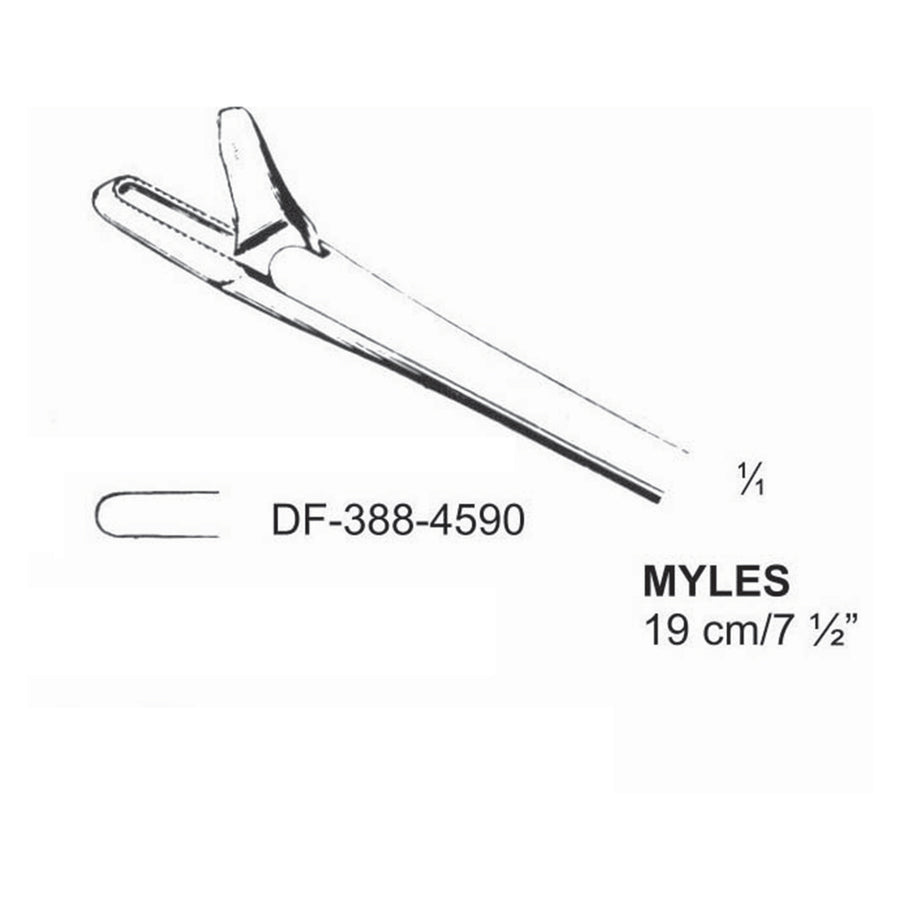 Myles Nasal Cutting Forceps 19cm  (DF-388-4590) by Dr. Frigz