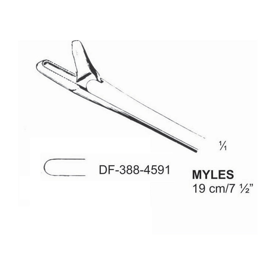 Myles Nasal Cutting Forceps 19cm  (DF-388-4591) by Dr. Frigz