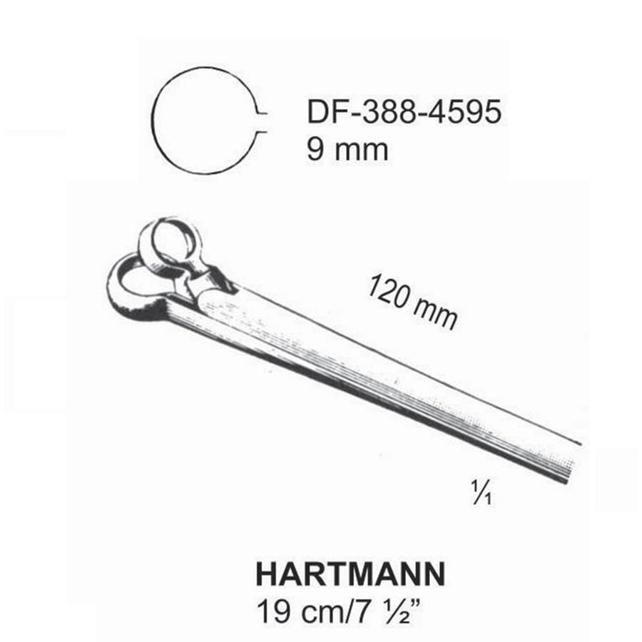 Hartmann Cutting Forceps,19Cm, 9mm (DF-388-4595) by Dr. Frigz