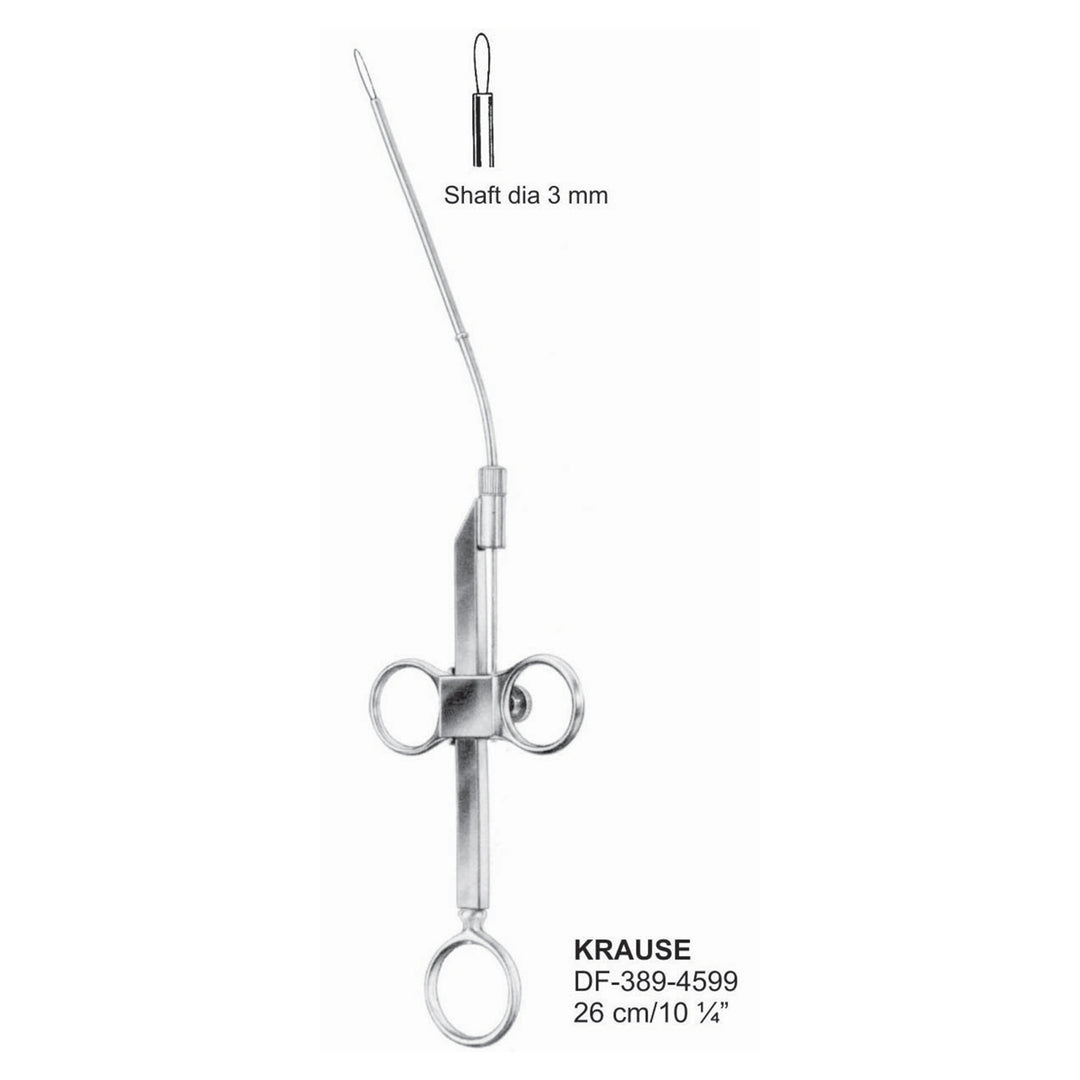 Krause Nasal Snares 26Cm, Shaft Dia 3mm (DF-389-4599) by Dr. Frigz