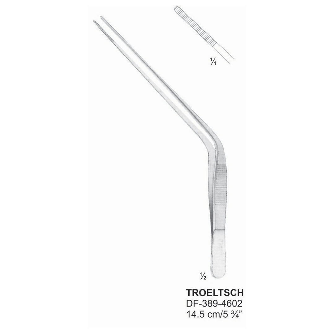 Troeltsch Nasal Forceps Angled 14.5cm  (DF-389-4602) by Dr. Frigz