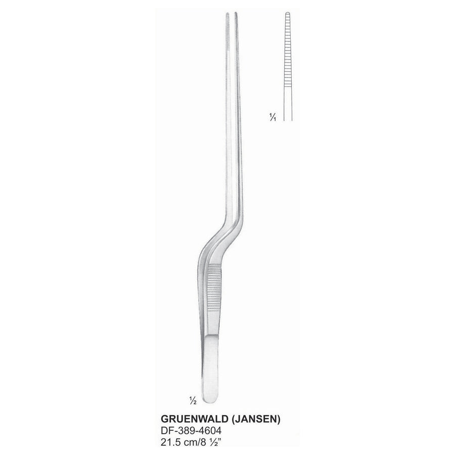 Gruenwald (Jansen) Nasal Forceps Bayonet-Shaped 21.5cm  (DF-389-4604) by Dr. Frigz