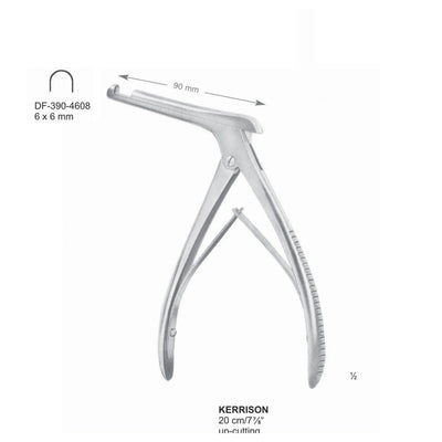 Kerrison Septum Forceps, 6X6mm , 20Cm, Up-Cutting (DF-390-4608) by Dr. Frigz