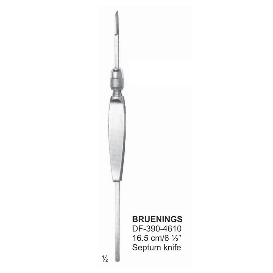 Bruenings Septum Knives 16.5cm  (DF-390-4610) by Dr. Frigz