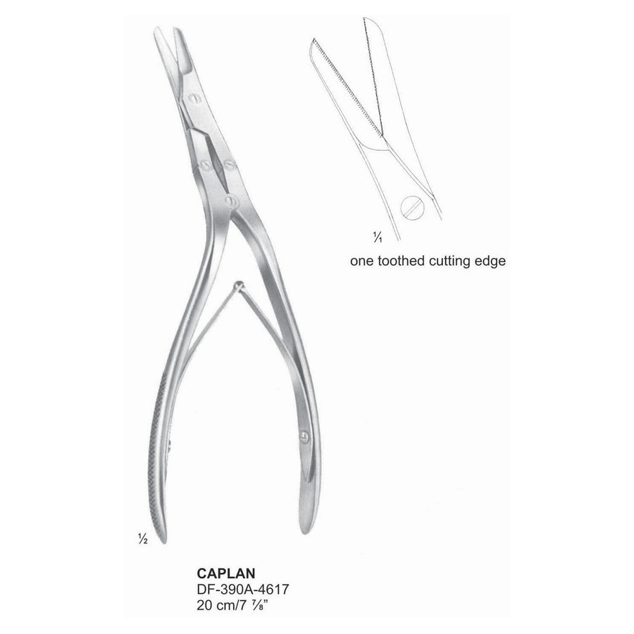 Caplun Septum Forceps 20cm (DF-390A-4617) by Dr. Frigz