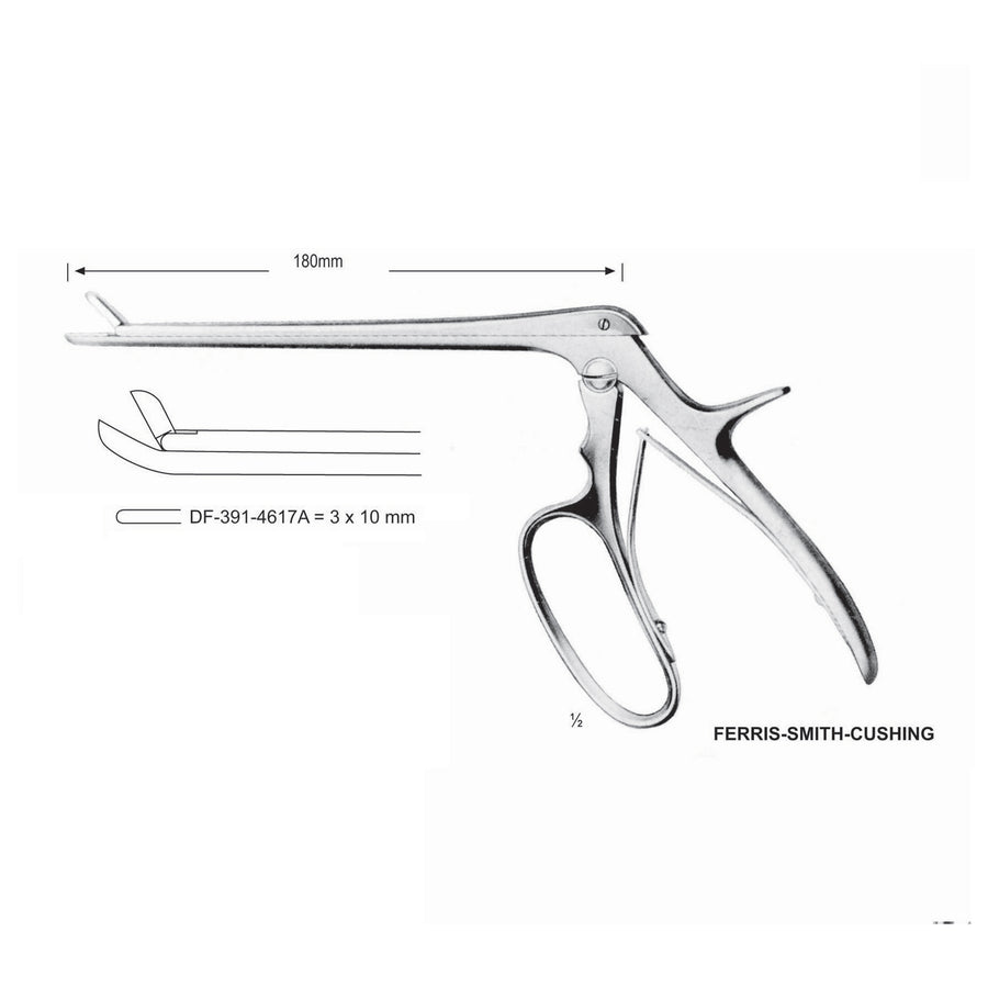 Ferris-Smith-Cushing Sphenoin Bone Punches 3X10mm (DF-391-4617A) by Dr. Frigz