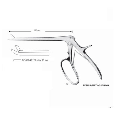 Ferris-Smith-Cushing Sphenoin Bone Punches 3X10mm (DF-391-4617A)