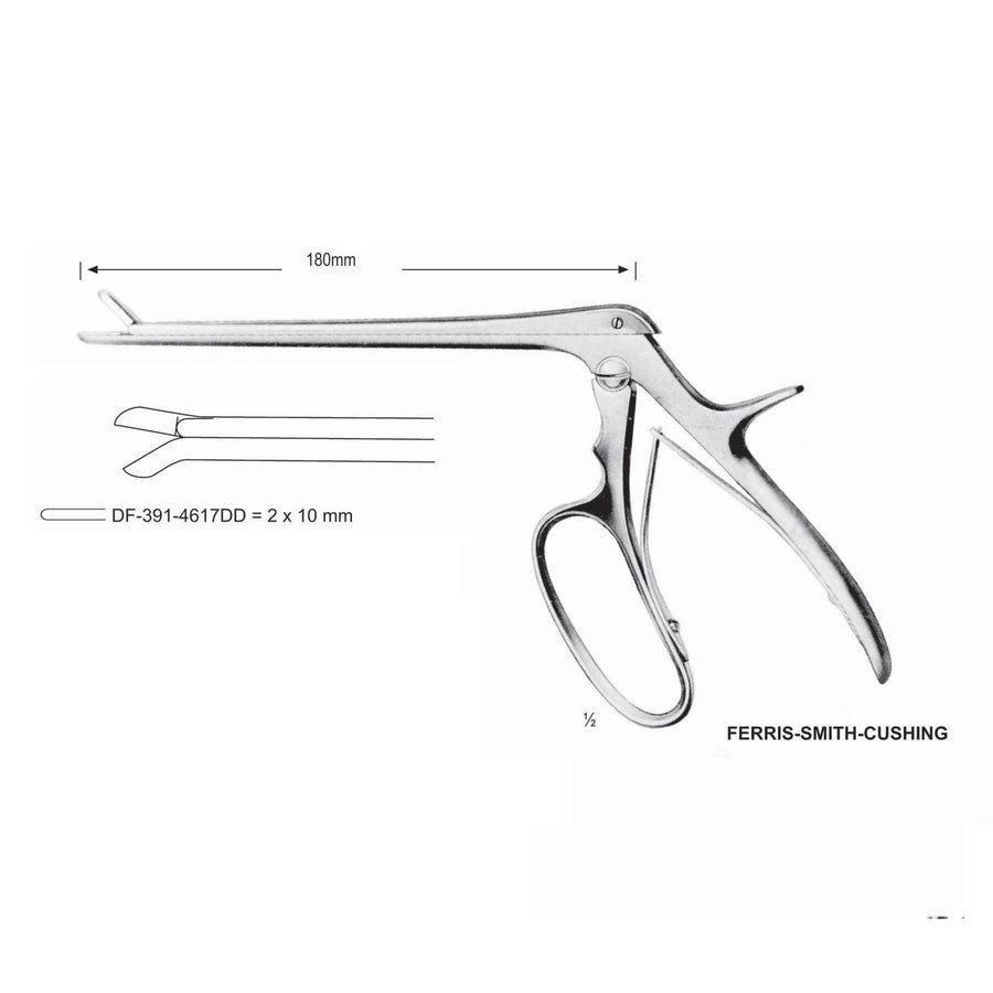 Ferris-Smith-Cushing Sphenoin Bone Punches 2X10mm (DF-391-4617Dd) by Dr. Frigz