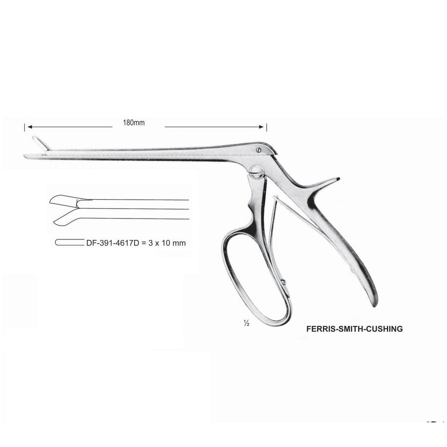 Ferris-Smith-Cushing Sphenoin Bone Punches 3X10mm (DF-391-4617D) by Dr. Frigz