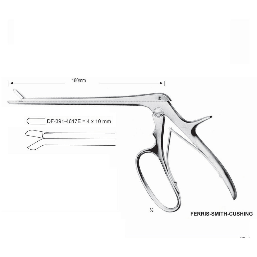 Ferris-Smith-Cushing Sphenoin Bone Punches 4X10mm (DF-391-4617E) by Dr. Frigz