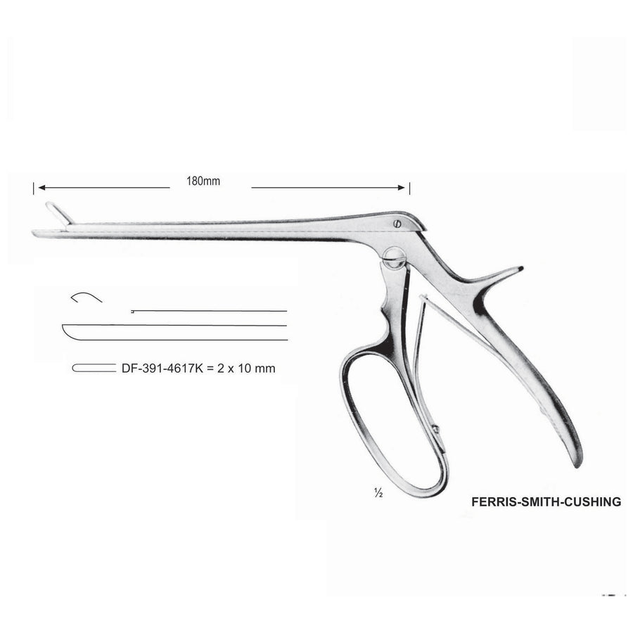 Ferris-Smith-Cushing Sphenoin Bone Punches 2X10mm (DF-391-4617K) by Dr. Frigz
