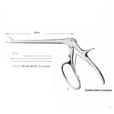Ferris-Smith-Cushing Sphenoin Bone Punches 2X10mm (DF-391-4617K)