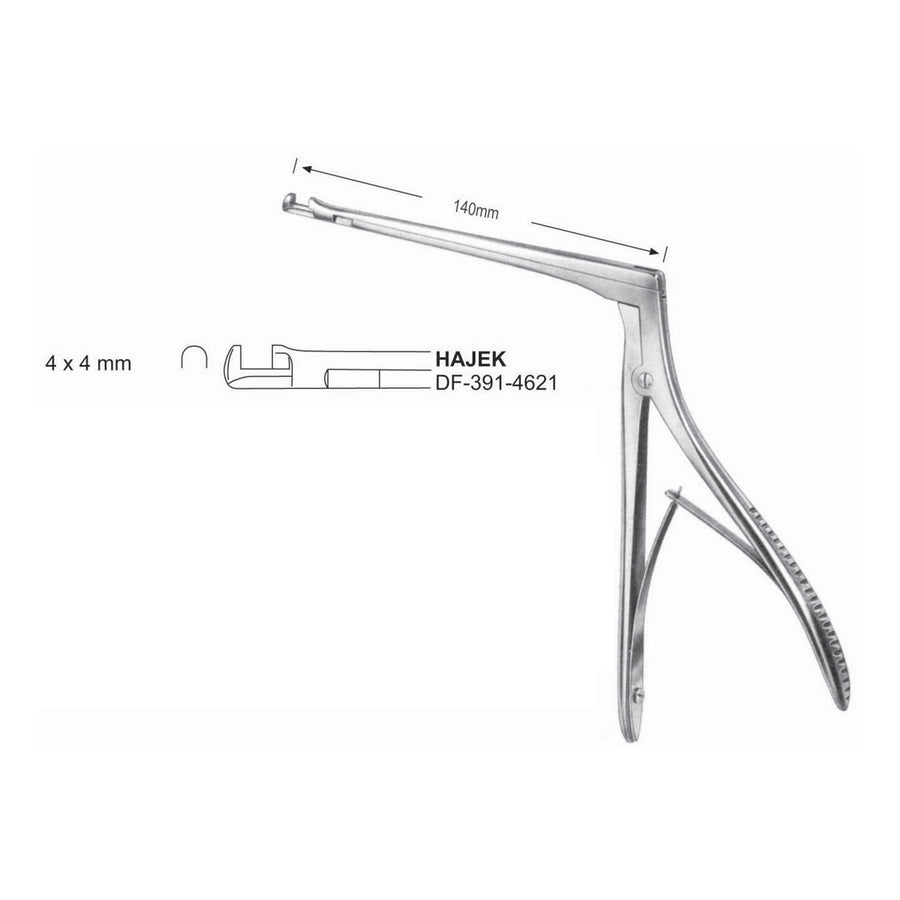 Hajek Sphenoid Punches Width 140mm  (DF-391-4621) by Dr. Frigz